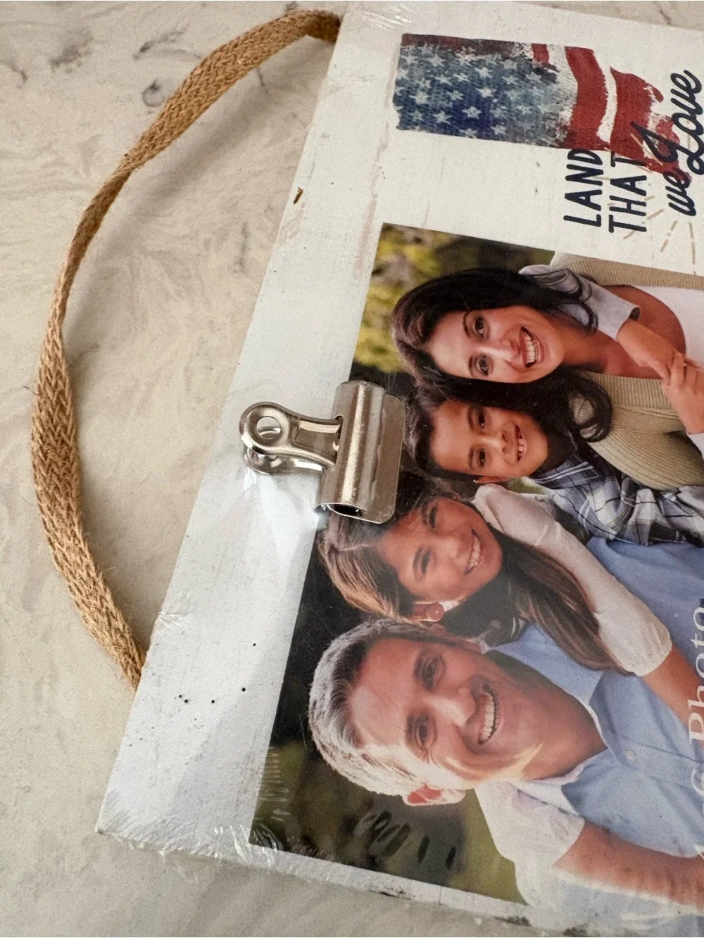 Kindred Hearts Indiana Land That We Love 4x6 Photo Clip Frame Wall Hanging